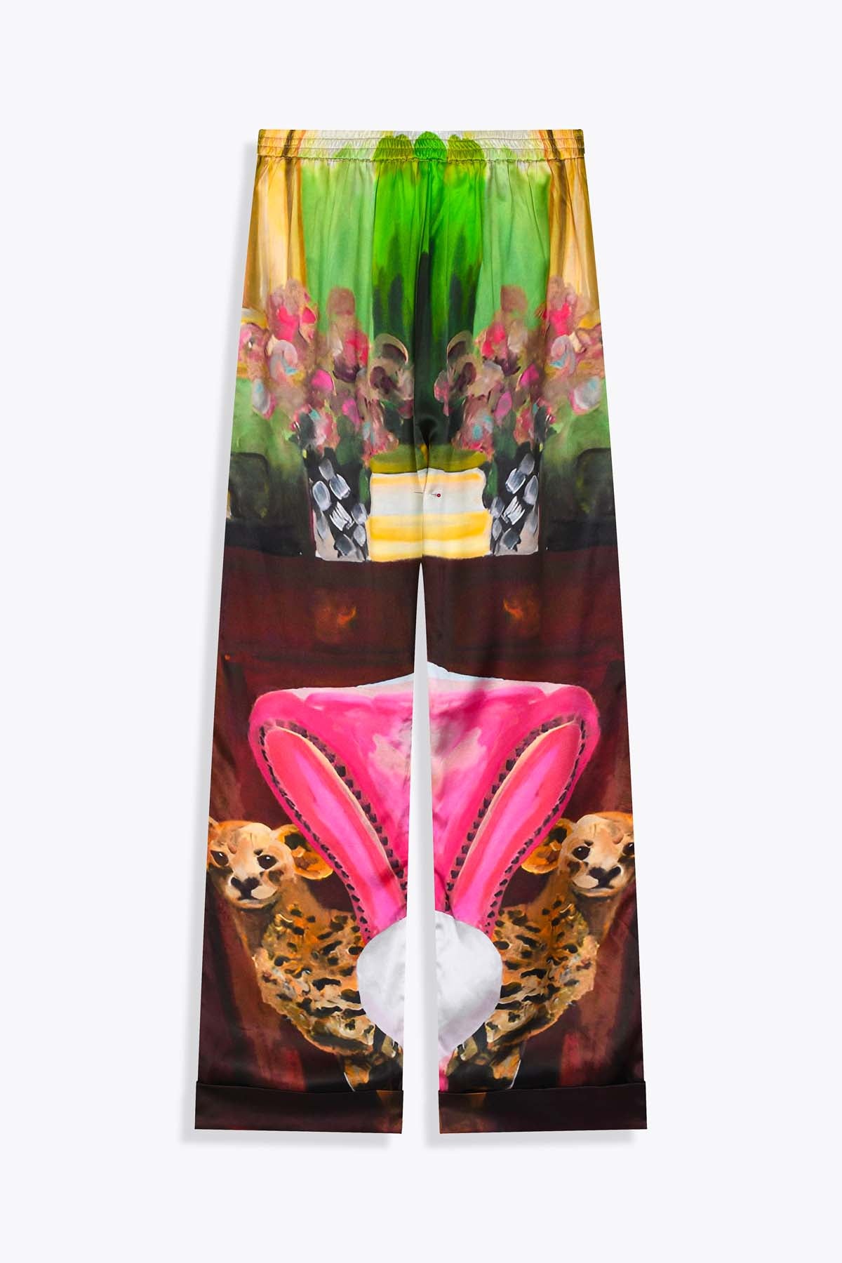 PANTALON SATIN DE SOIE FEMME GALERIE 75 EMBASSADA