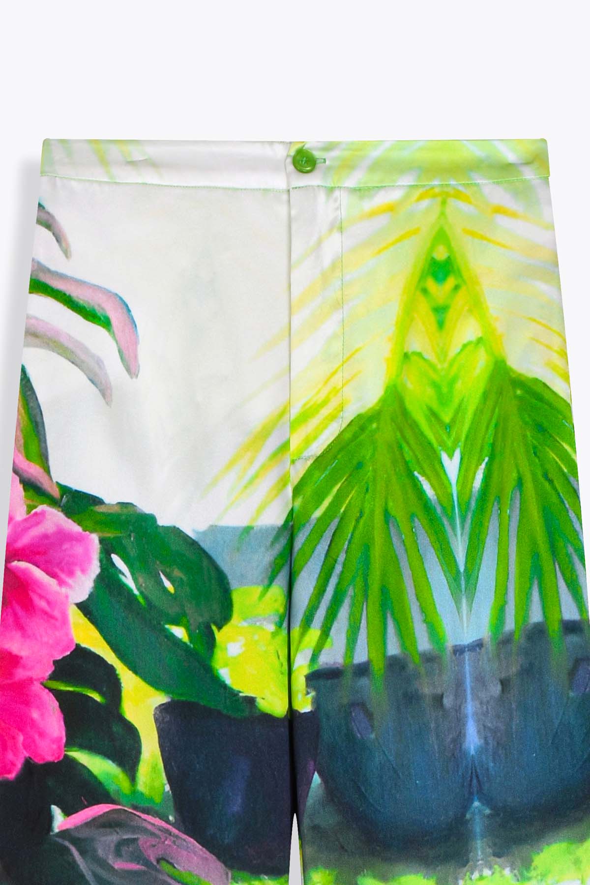 PANTALON FEMME SATIN DE SOIE GALERIE 75 CLOPE AU MUSEAU