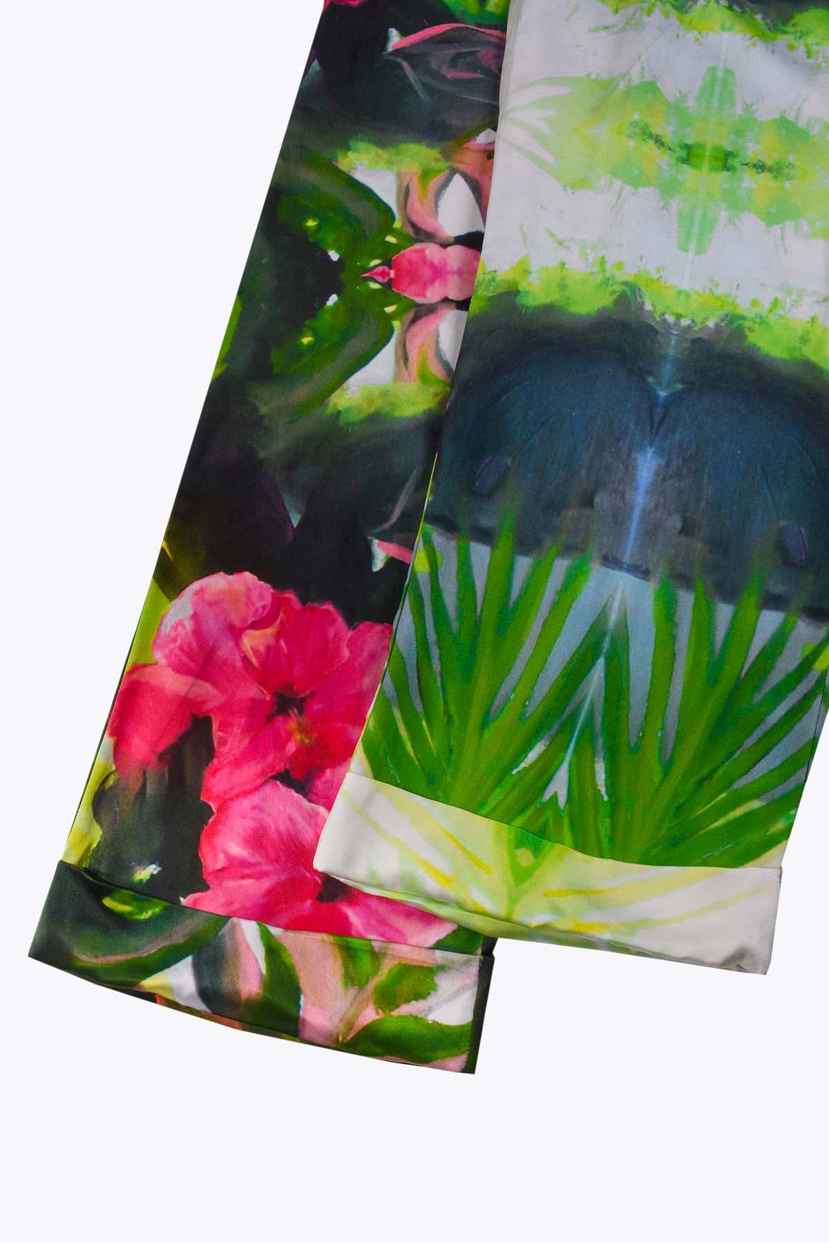 PANTALON FEMME SATIN DE SOIE GALERIE 75 CLOPE AU MUSEAU