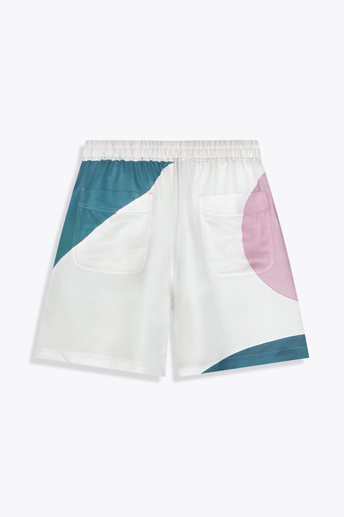 Short homme en soie Galerie 75 "Artdéco" par Skio