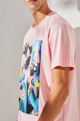 CHLOE PINK PIMA TEE, PINK