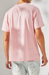 CHLOE PINK PIMA TEE, PINK