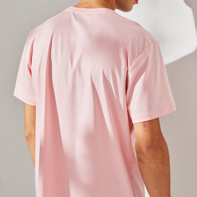 CHLOE PINK PIMA TEE, PINK