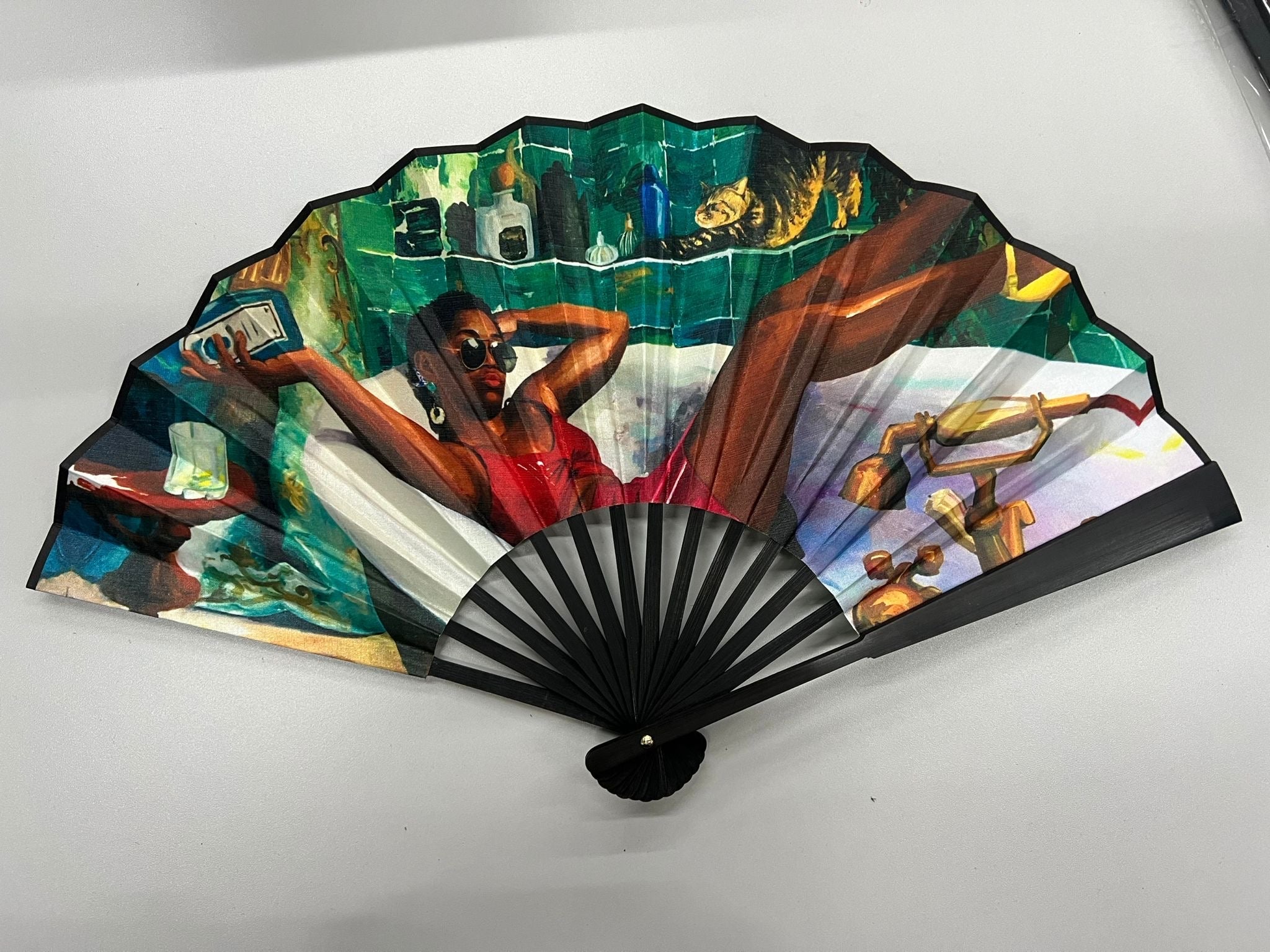 Éventail GALERIE 75 Une Bouteille à ta Mère