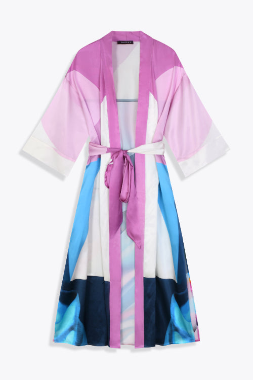 KIMONO SOIE FEMME GUERRIERE