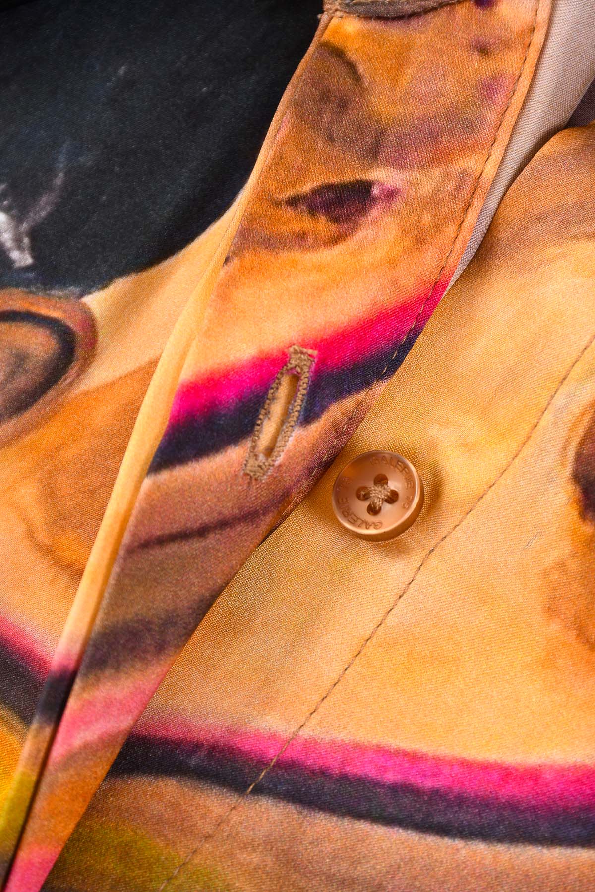 BOUTON CHEMISE FEMME SOIE GALERIE 75 "EMBASSADA" MANCHES LONGUES 