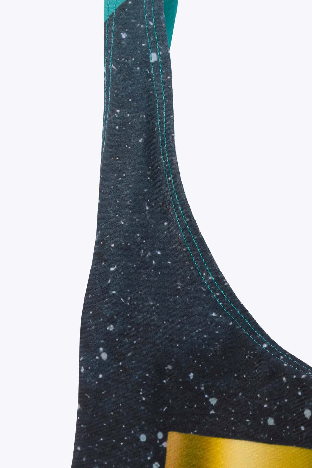 BRETELLE MAILLOT DE BAIN FEMME GALERIE 75 "ASIAN SPLEEN" ÉCHANCRÉ DOS