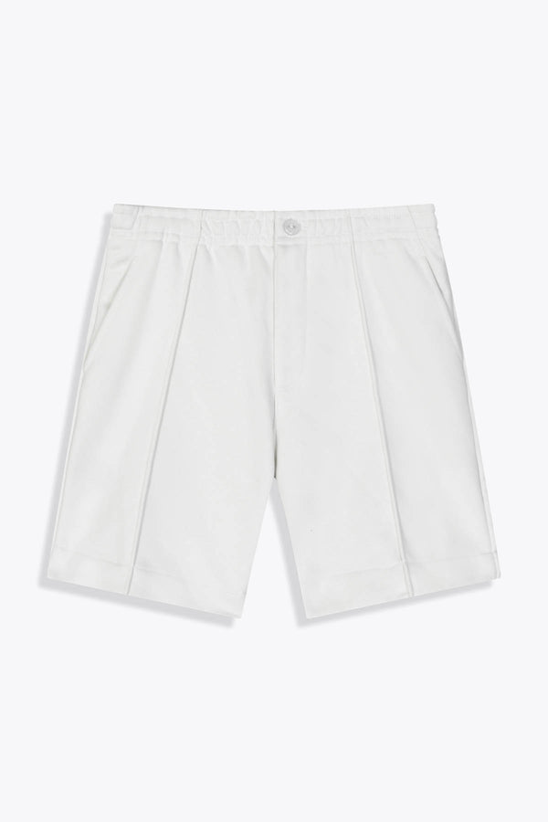 Bermuda homme laine blanc "Les amazones" art by Skio x Galerie 75 