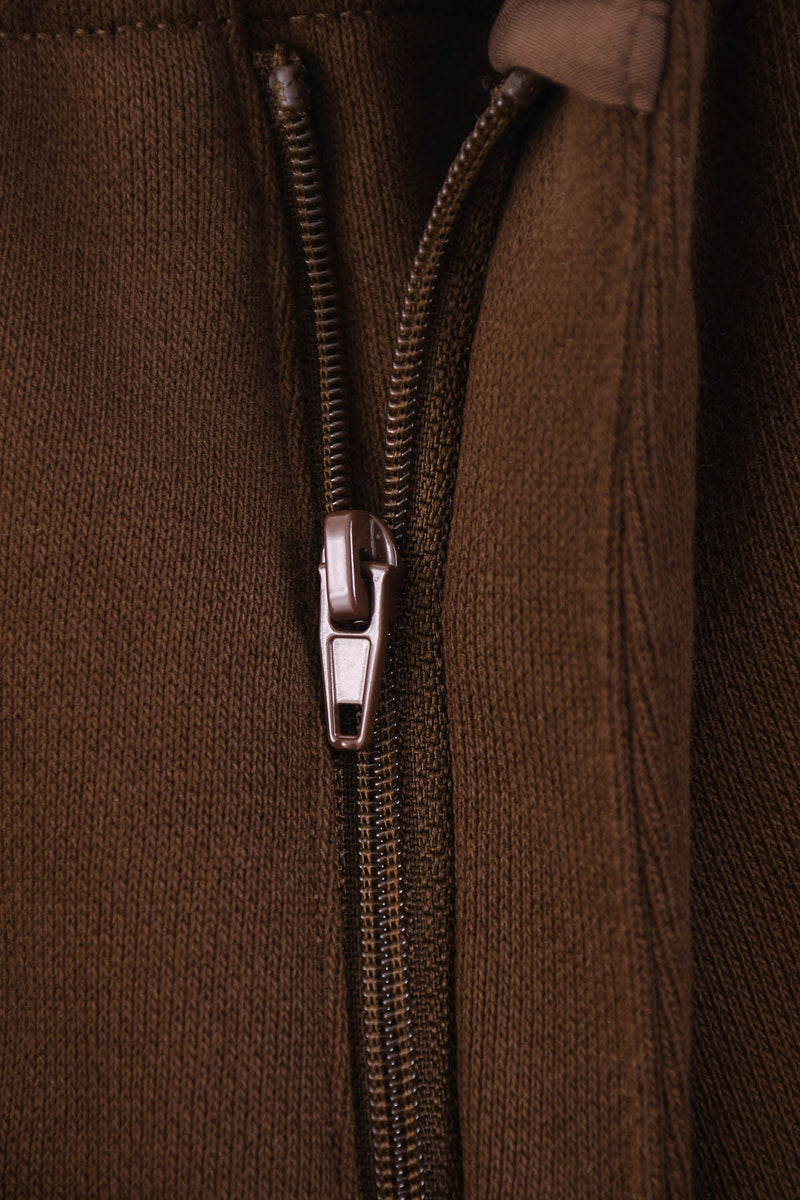 détail Bermuda homme marron laine "les amazones" art by Skio X Galerie 75