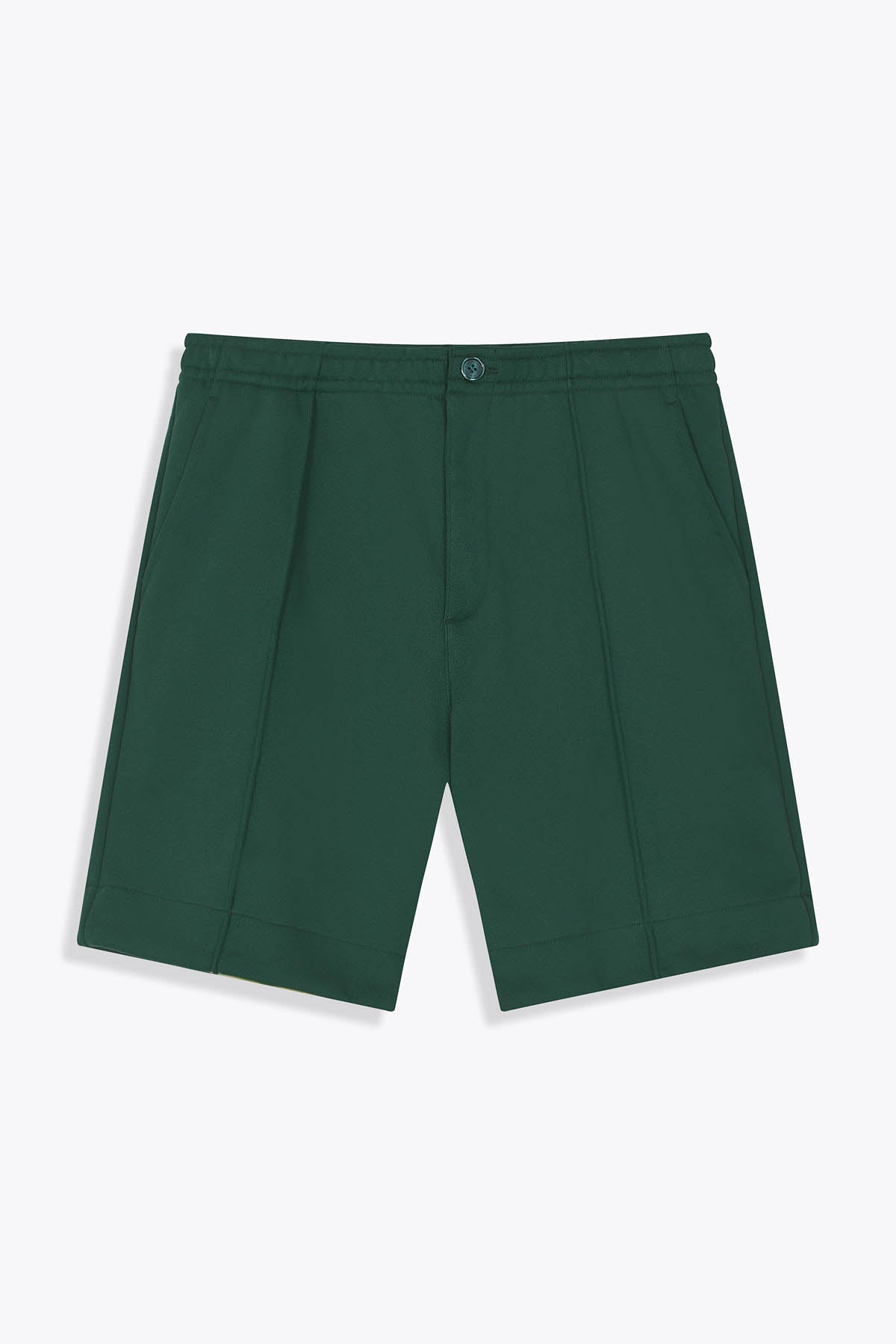 Bermuda vert royal laine homme " Asian Spleen" art by Skio x Galerie 75 