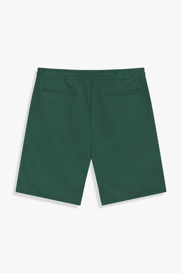 Vue dos Bermuda vert royal laine homme " Asian Spleen" art by Skio x Galerie 75 