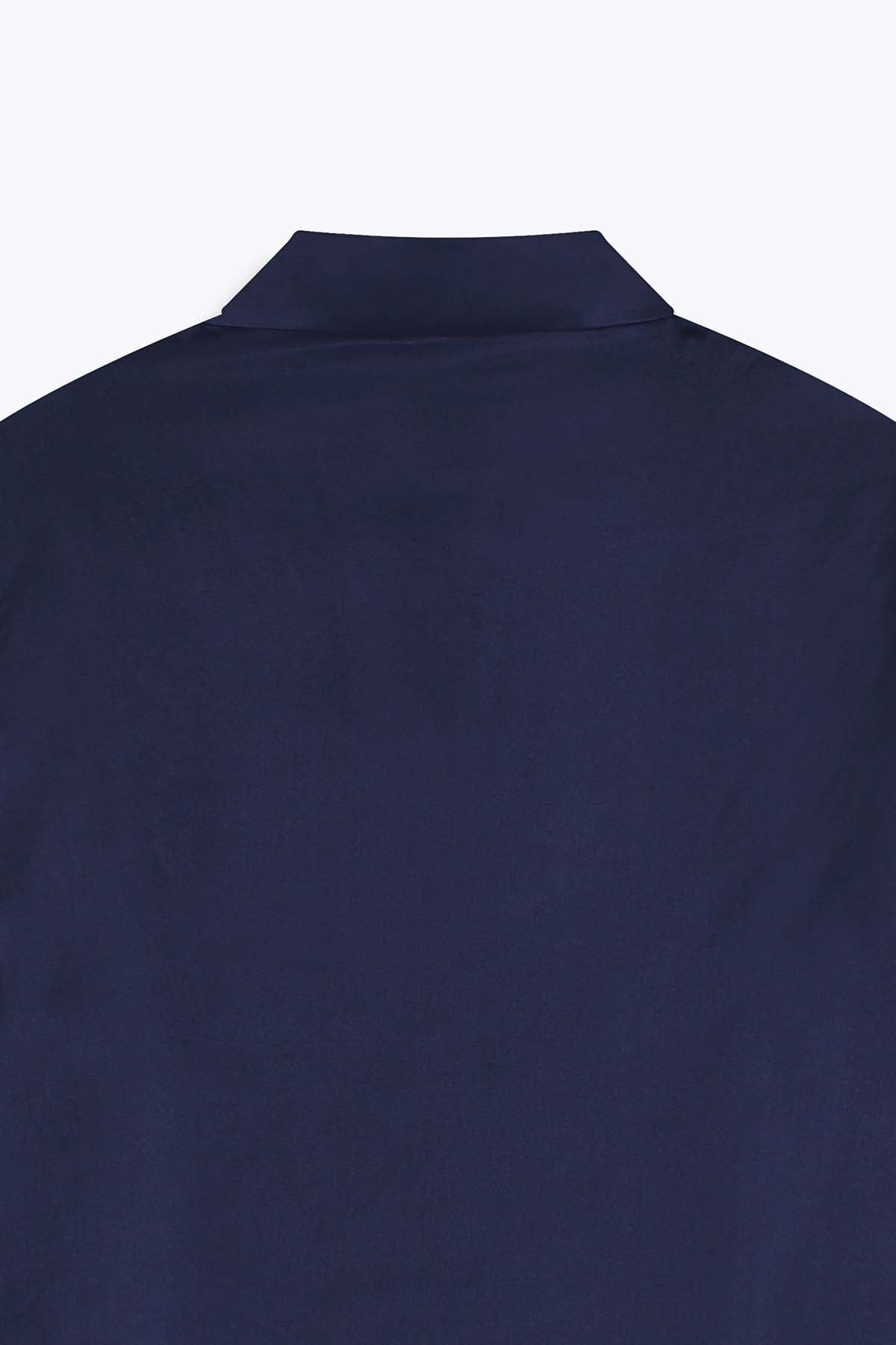 COL DOS CHEMISE FEMME MANCHES LONGUES BLEU NAVY G75