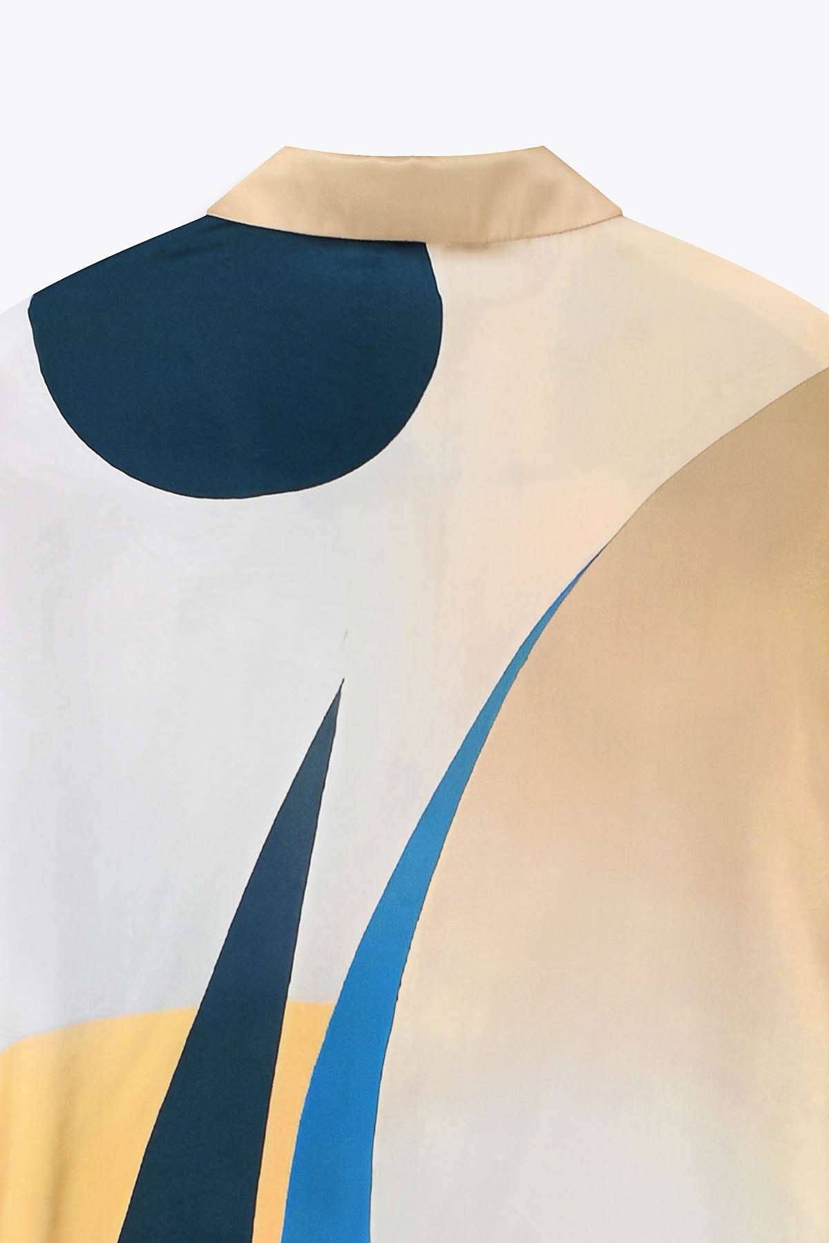 Chemise femme soie manches longues  "Les amazones" art by Skio x Galerie 75 détail dos