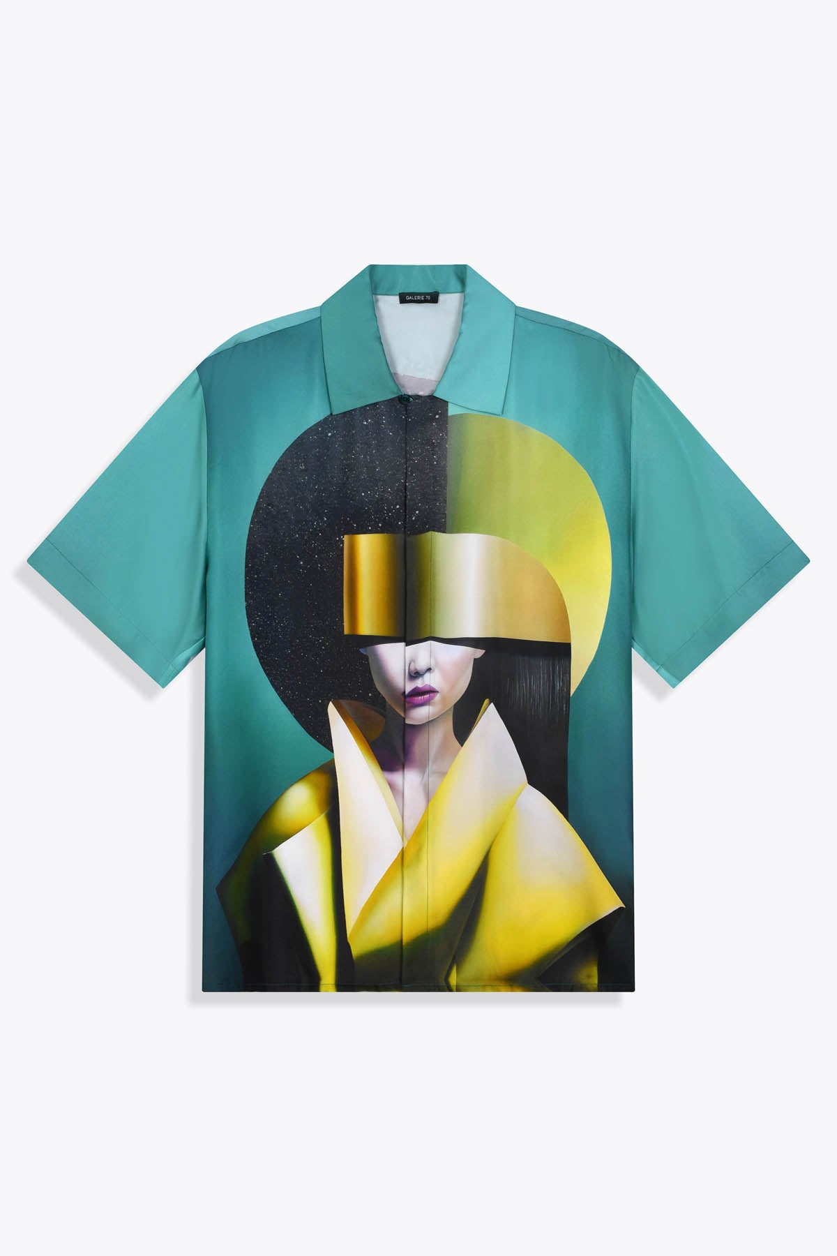 Chemise soie Homme manches courtes "Asian Spleen" Skio x Galerie 75