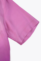 Détail manche Chemise soie Homme manches courtes "Guerrière" Skio x Galerie 75