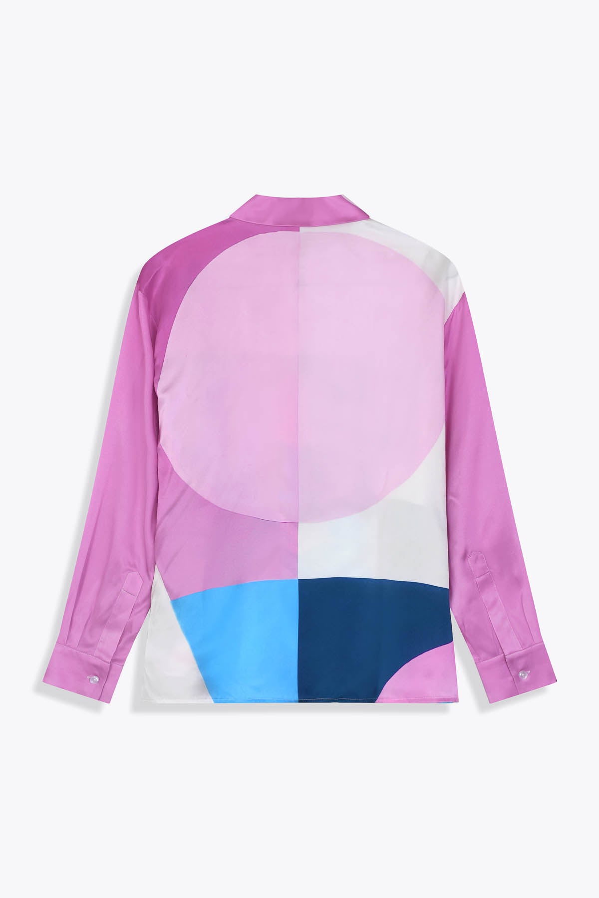 Chemise soie manches longues " Guerriere" by Skio x Galerie 75 vue dos