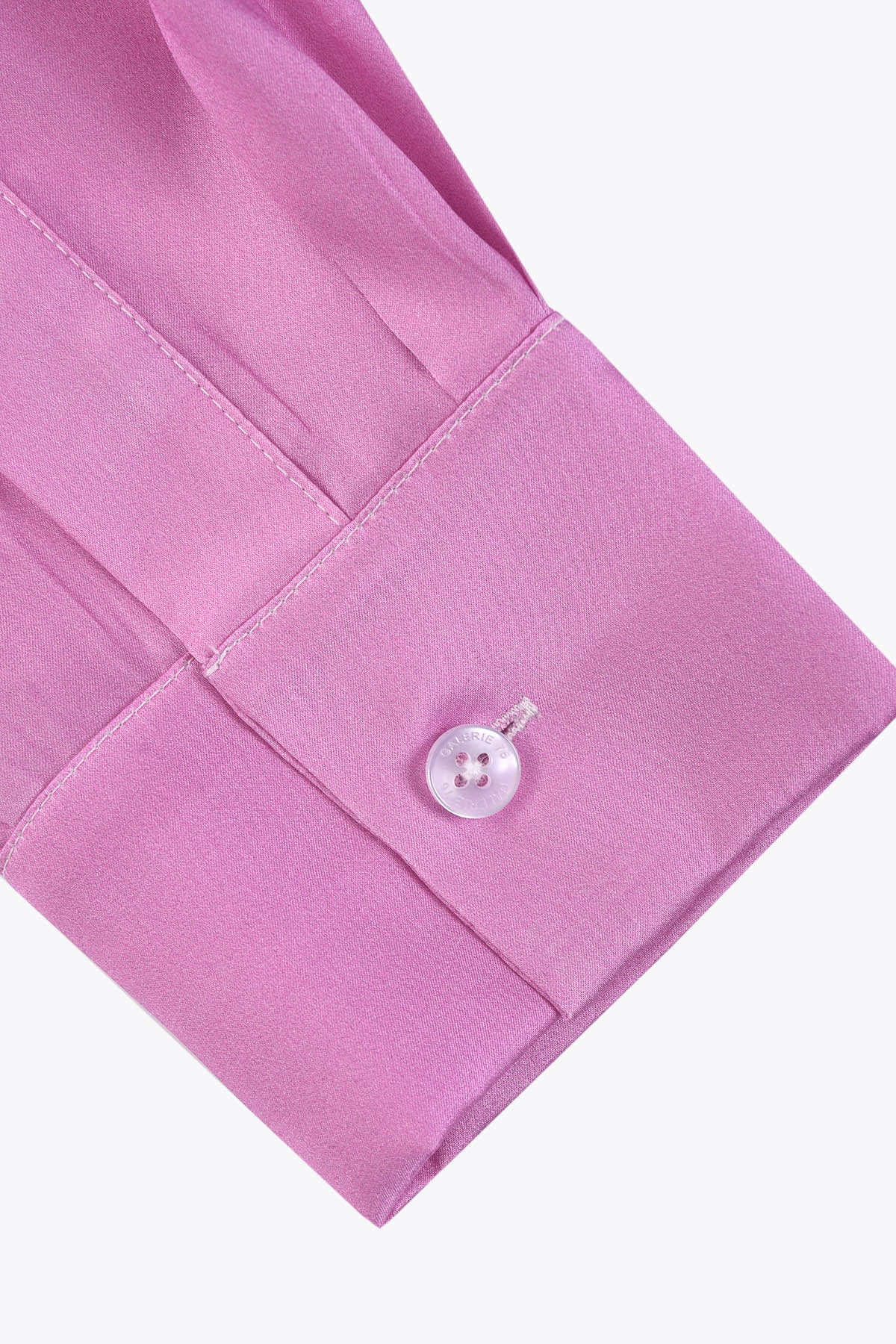 Vue manches détail Chemise soie manches longues " Guerriere" by Skio x Galerie 75 