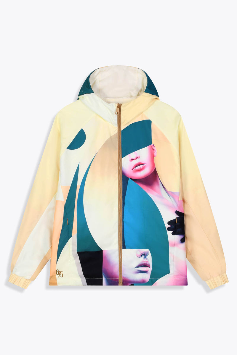 Coupe-vent imperméable réversible : Œuvre “Les Amazones” de Skio x Galerie 75