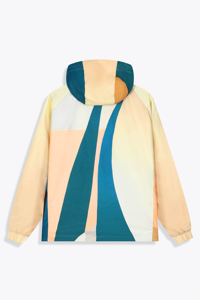 Vue dos capuche Coupe-vent imperméable réversible : Œuvre “Les Amazones” de Skio x Galerie 75