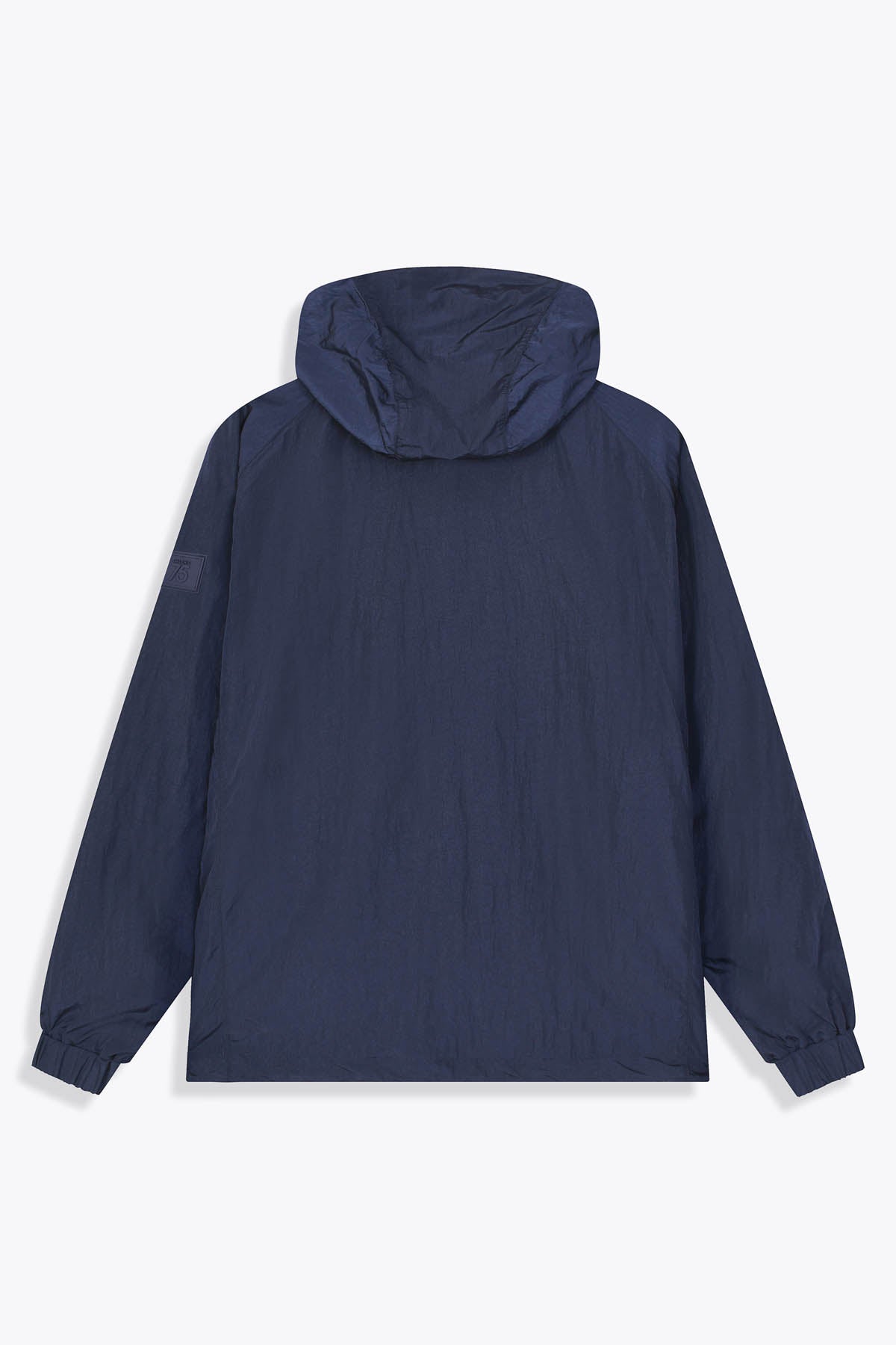 Coupe-vent réversible imperméable bleu marine avec Œuvre “Guerrière” de Skio x Galerie 75 unie bleu marine dos