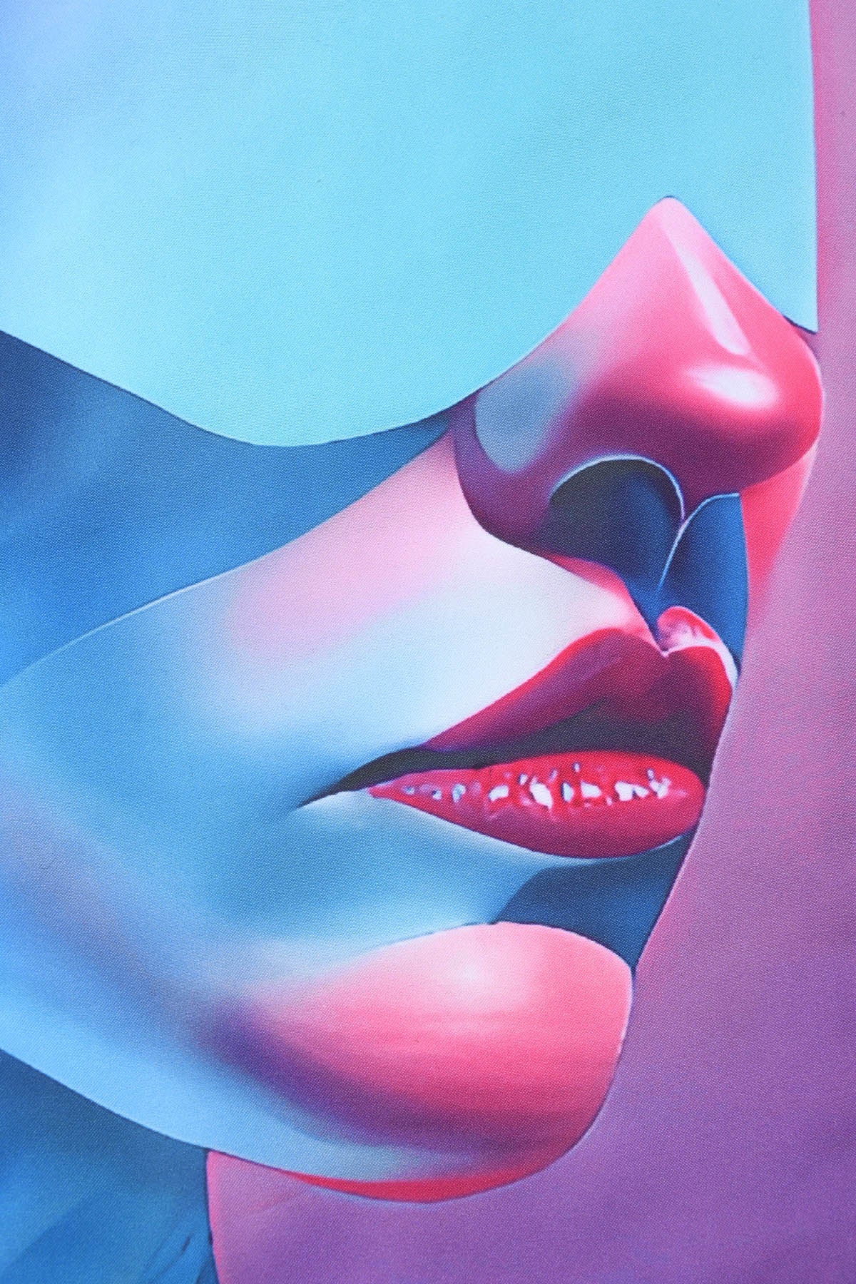 Coupe-vent réversible imperméable bleu marine avec Œuvre “Guerrière” de Skio x Galerie 75 visuel