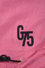 Coupe-vent réversible rose Œuvre “Artdéco” de Skio x Galerie 75  logo sur fond uni