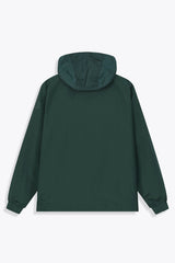 Coupe-vent réversible (zip orange) et face Œuvre “Asian Spleen” de Skio x Galerie 75 vert unie dos