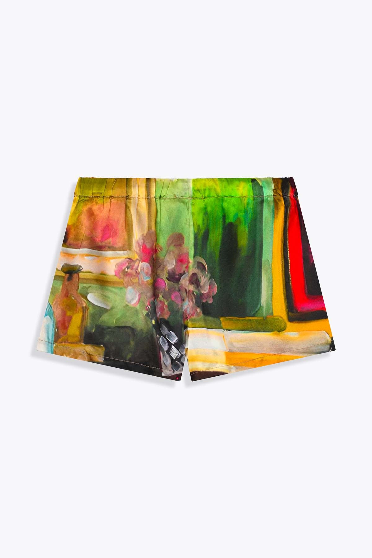 DOS SHORT FEMME SATIN DE SOIE GALERIE 75 "EMBASSADA"