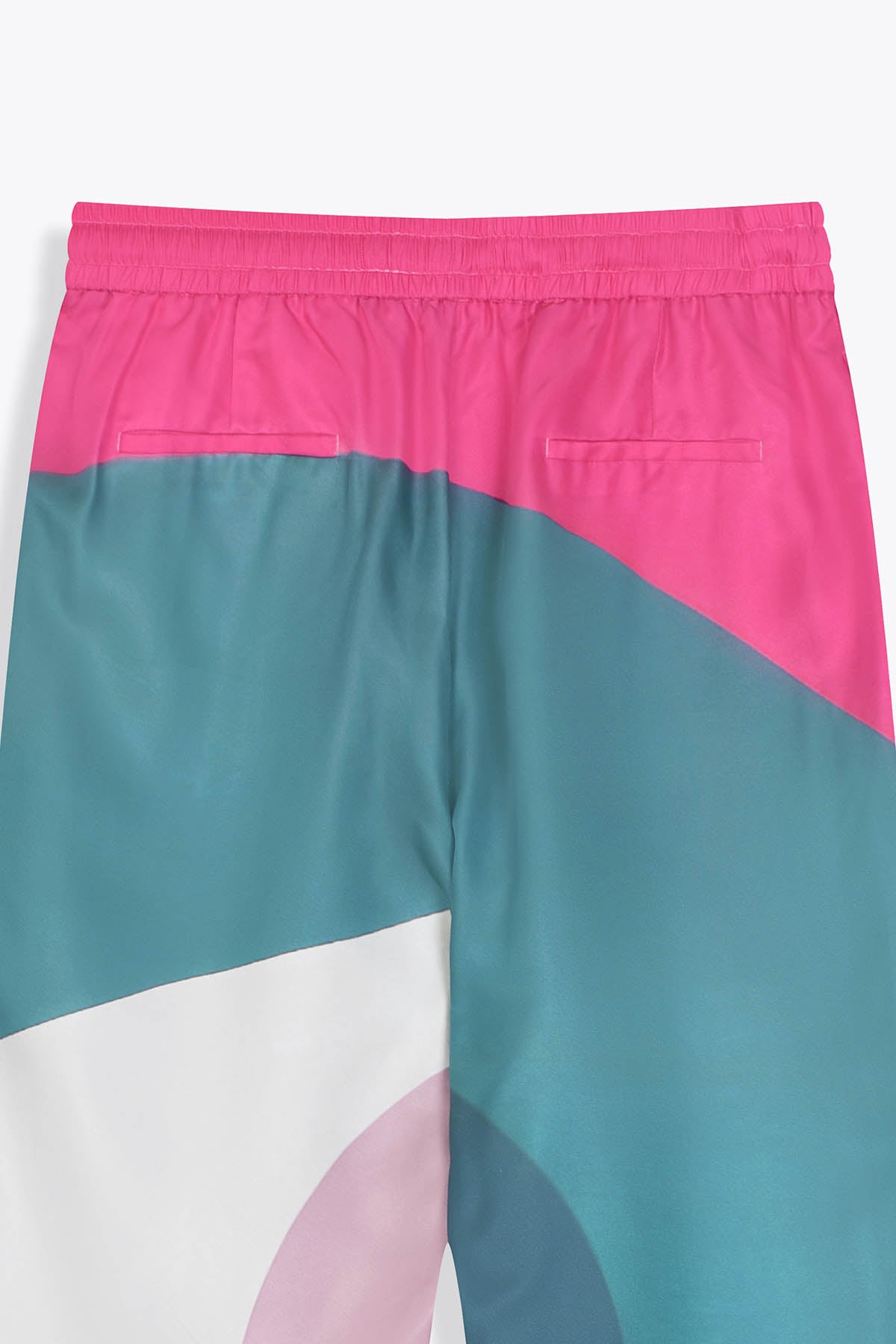 Détail poches arrières Pantalon en soie Homme Œuvre “Art Déco” de Skio x Galerie 75