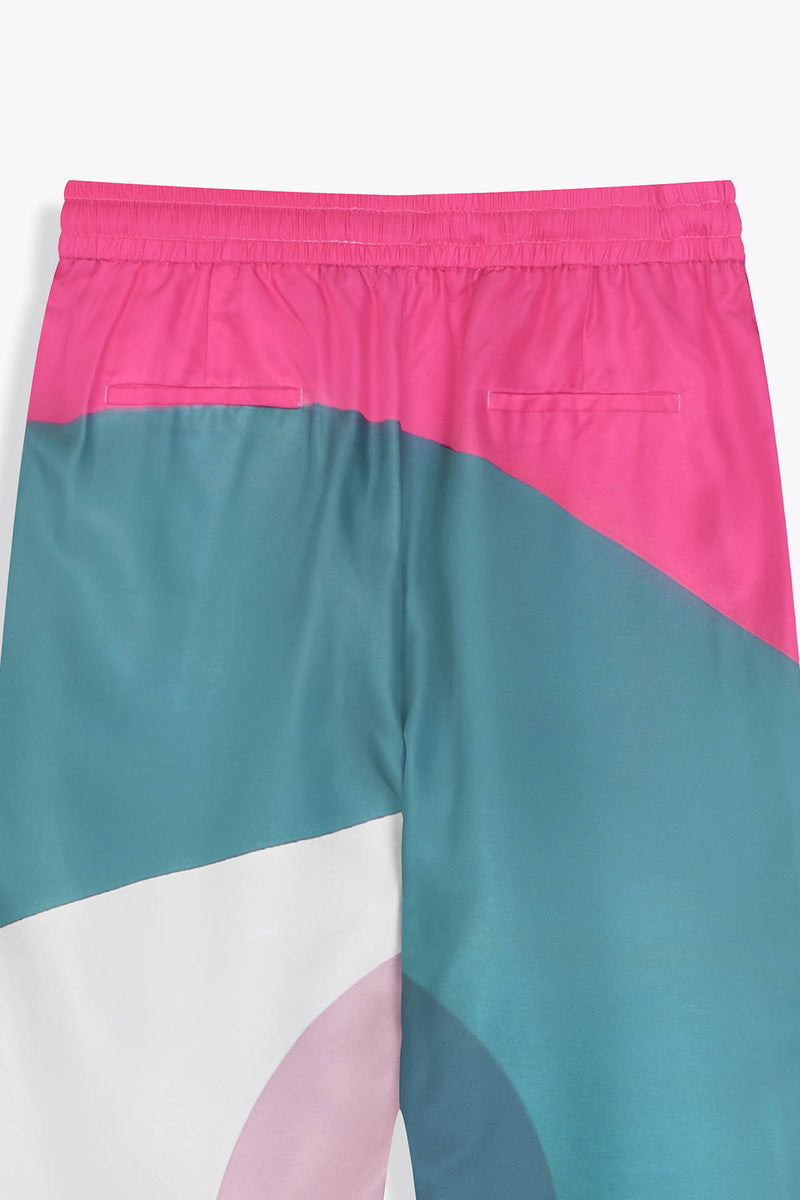 Détail poches arrières Pantalon en soie Homme Œuvre “Art Déco” de Skio x Galerie 75