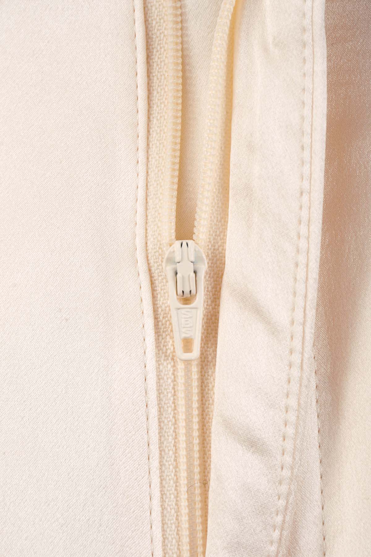 FERMETURE ECLAIR G75 PANTALON SOIE FEMME BLANC CASSÉ 