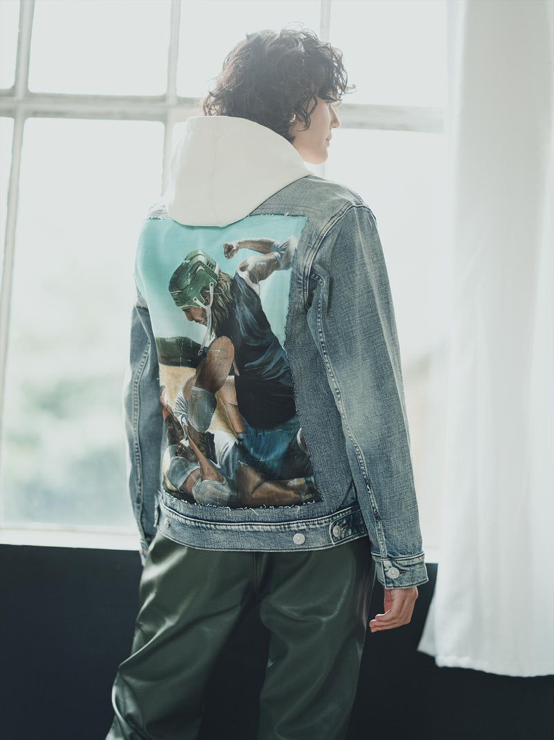 FIGHT FOR TERRITORY DENIM JACKET