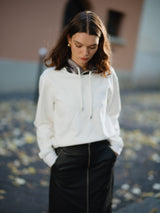 Hoodie Blanc "PLMPSST#4"