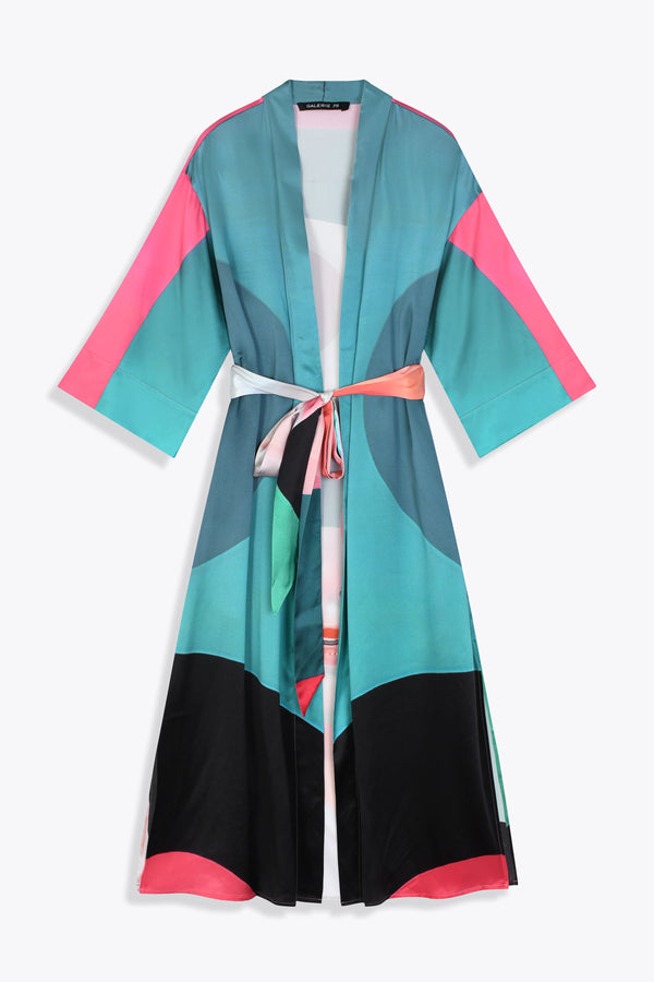 Kimono soie femme Artdéco by Skio x Galerie 75