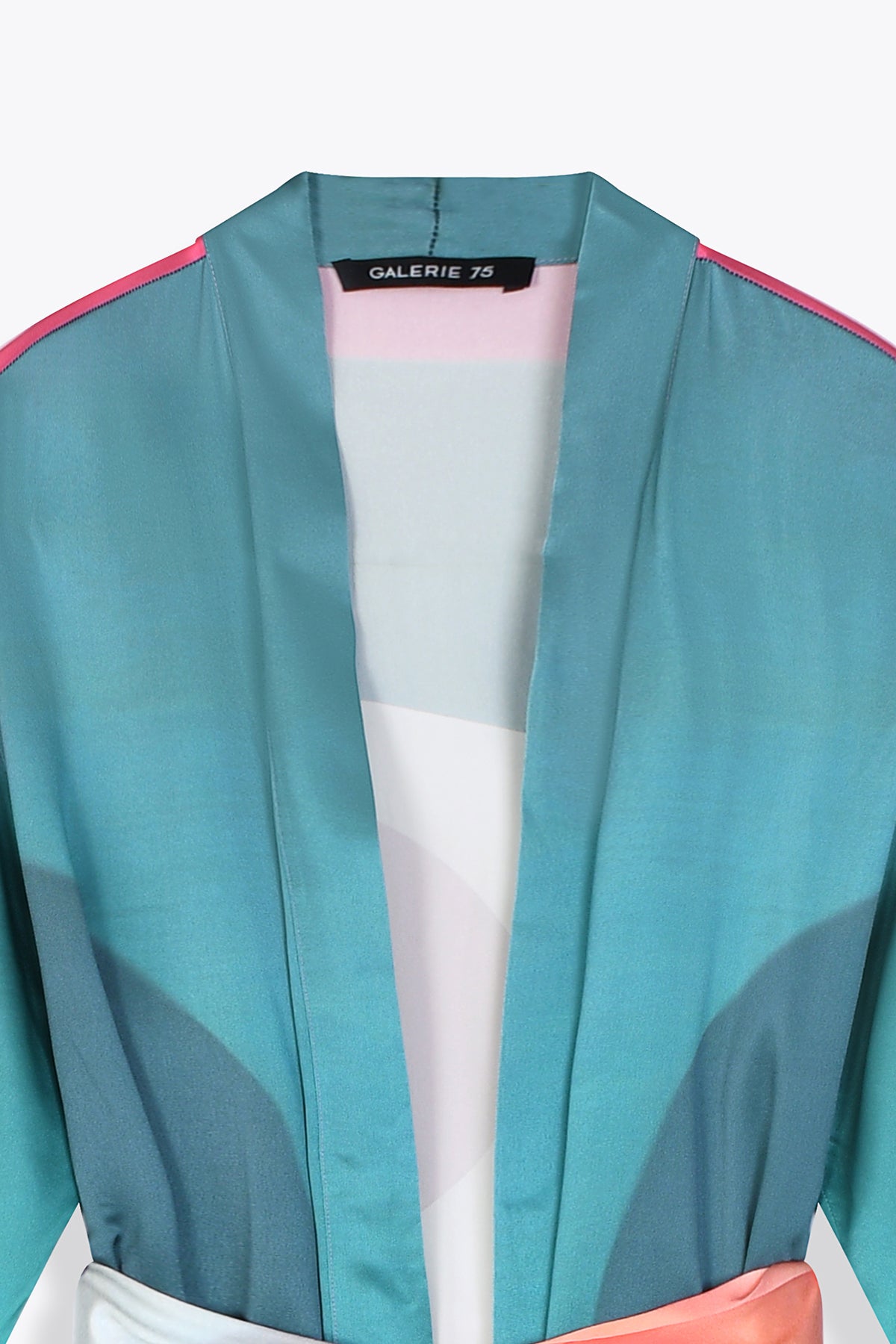 Vue encolure Kimono soie femme Artdéco by Skio x Galerie 75