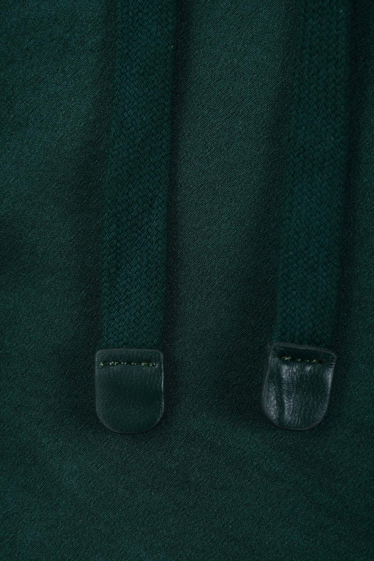 LANIERE Short femme G75 en satin de soie vert royal