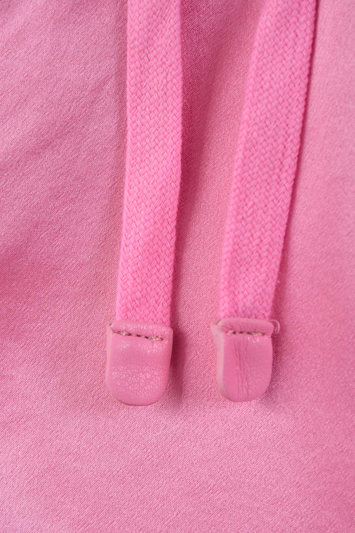 LIENS Short femme G75 en Satin de Soie Rose