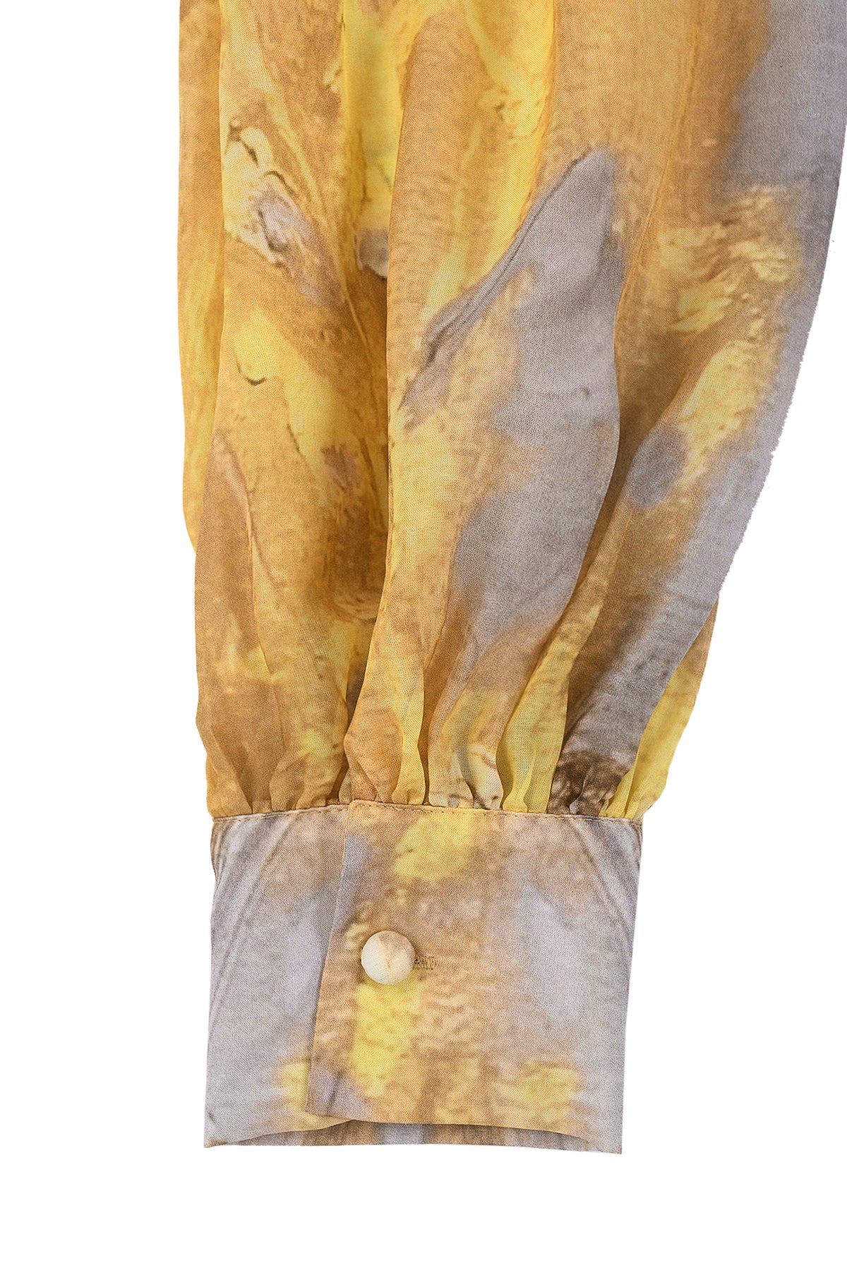 Top femme Or en soie "Promesses"