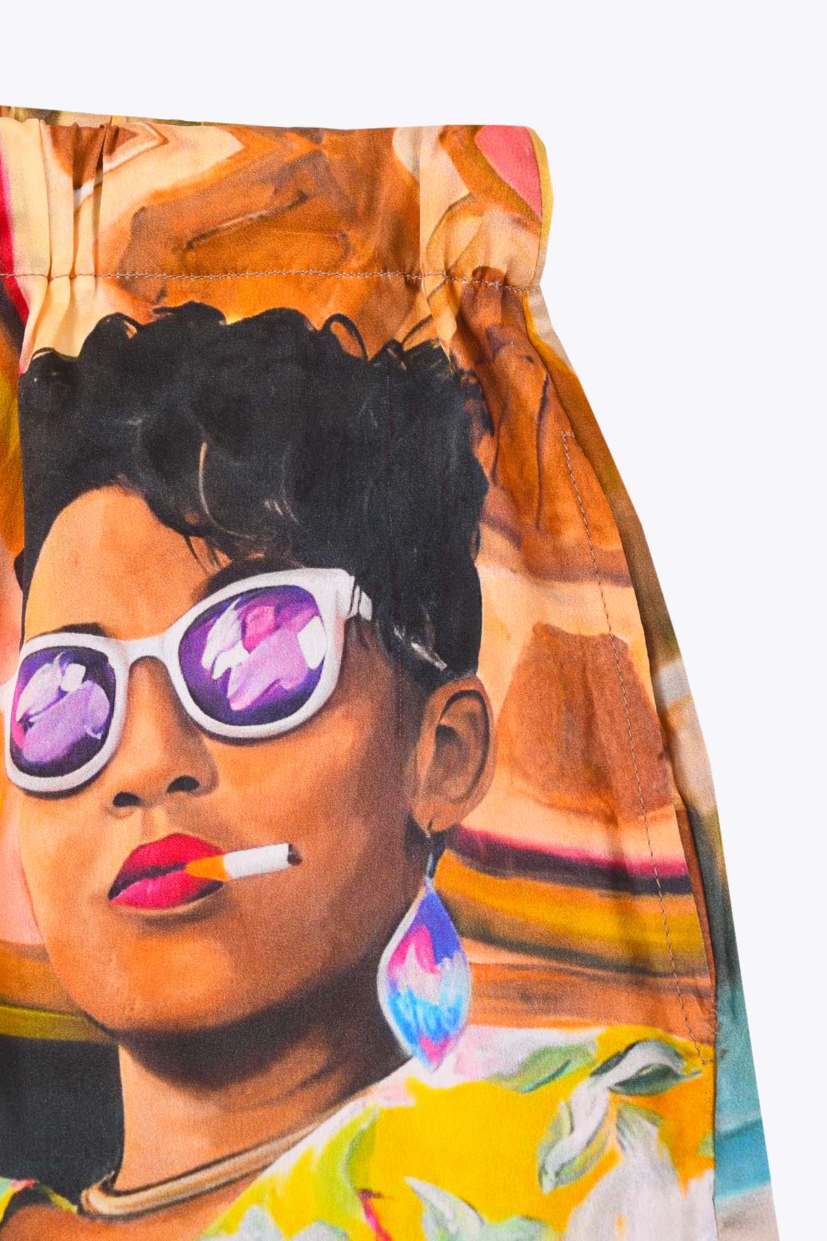 POCHE SHORT FEMME SATIN DE SOIE GALERIE 75 "EMBASSADA"