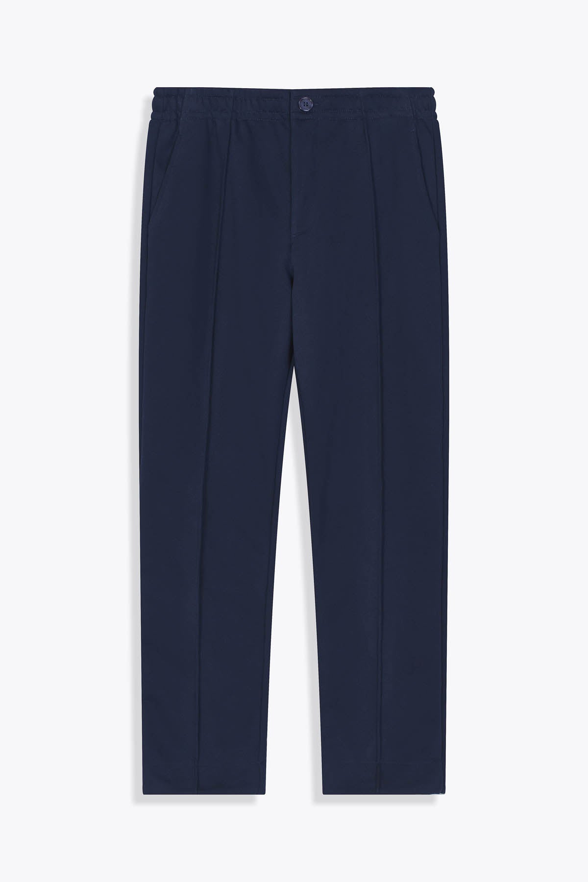 Pantalon Homme bleu marine Galerie 75 avec revers Œuvre “Guerrière” de Skio
