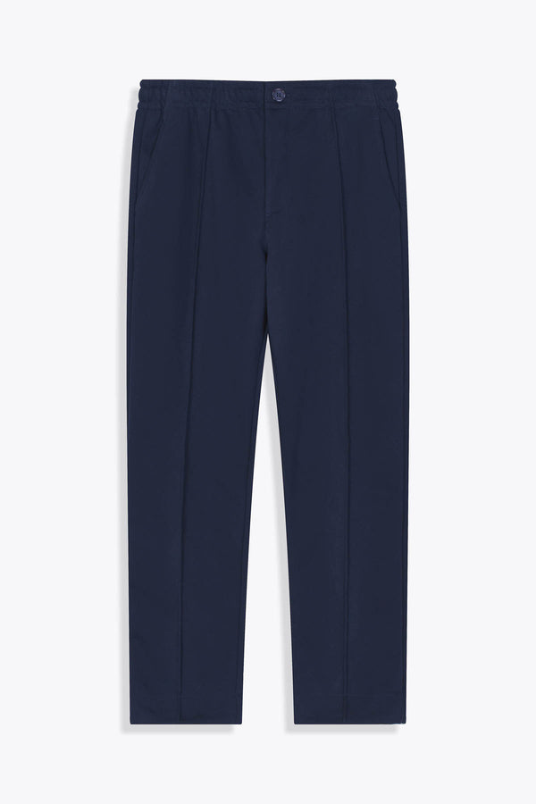 Pantalon Homme bleu marine Galerie 75 avec revers Œuvre “Guerrière” de Skio