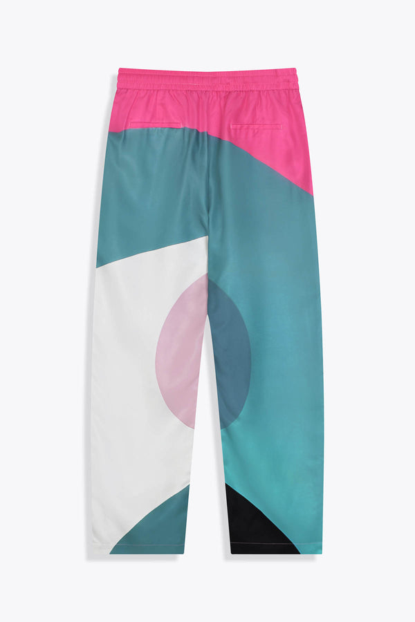 Pantalon en soie Homme Œuvre “Art Déco” de Skio x Galerie 75 dos