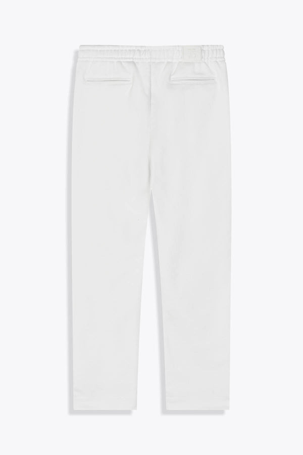 Vue dos Pantalon homme blanc cassé avec Revers Œuvre “Les Amazones” de Skio x Galerie 75