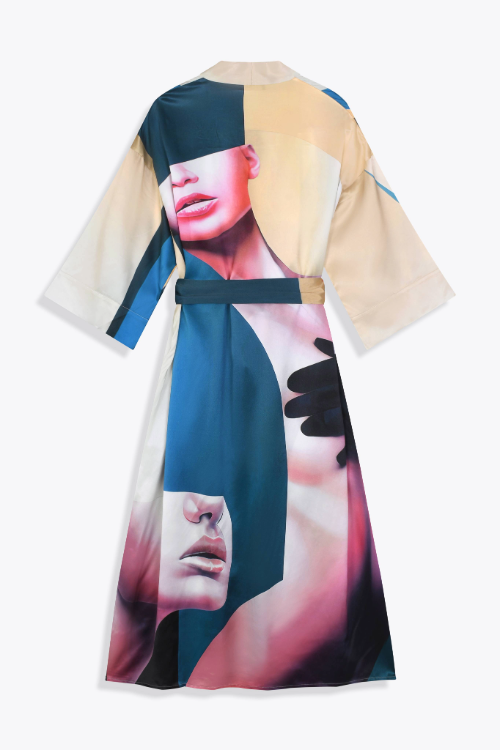 KIMONO SOIE FEMME LES AMAZONES