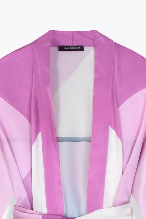 KIMONO SOIE FEMME GUERRIERE