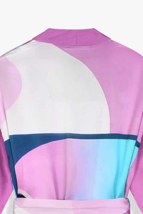 KIMONO SOIE FEMME GUERRIERE