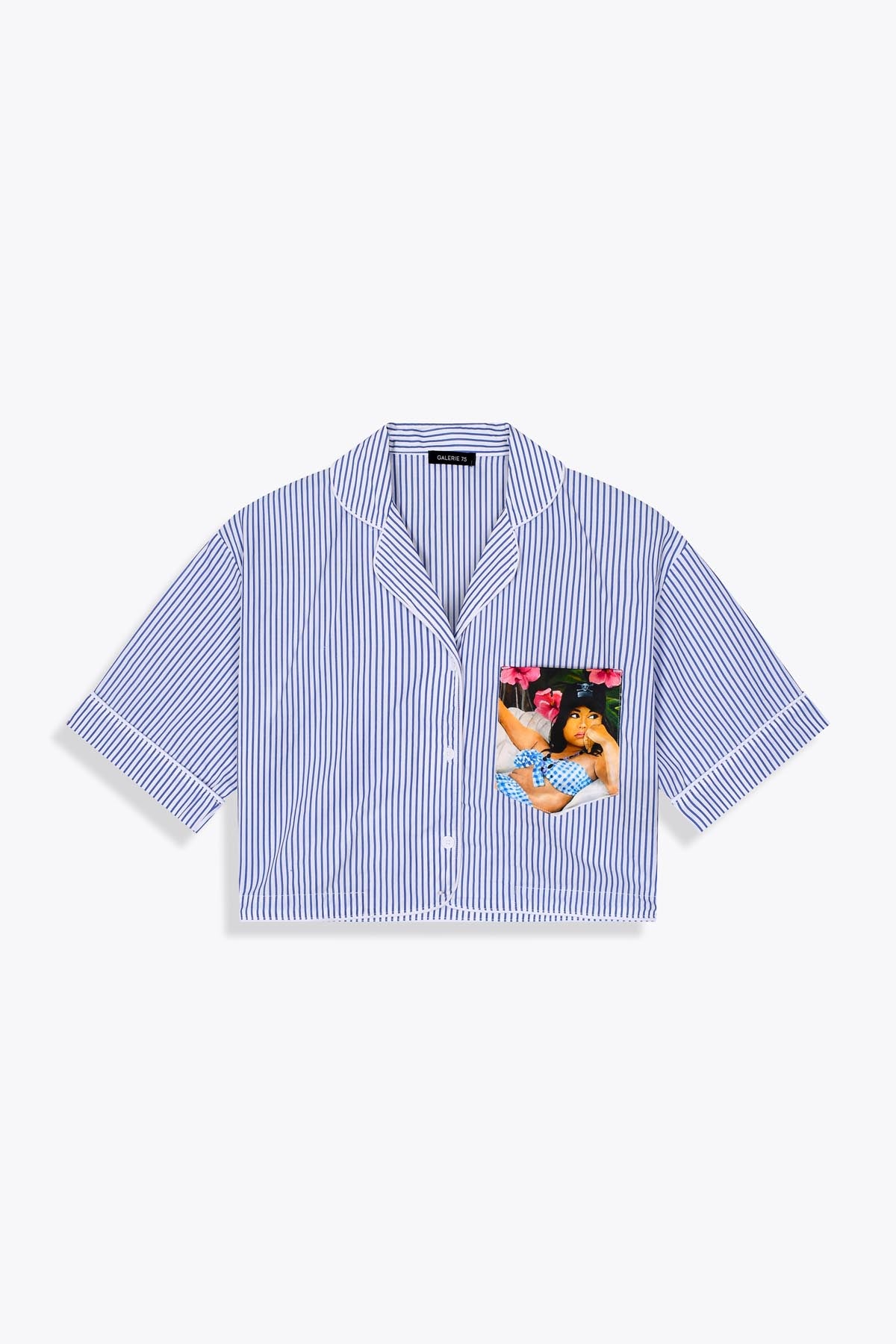 Pyjama chemise bleu dos galerie 75 