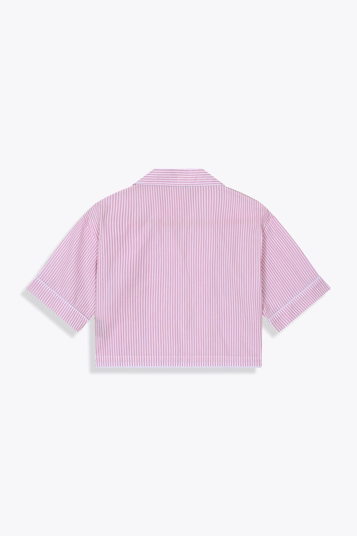 Pyjama chemise rose fuchsia dos galerie 75 