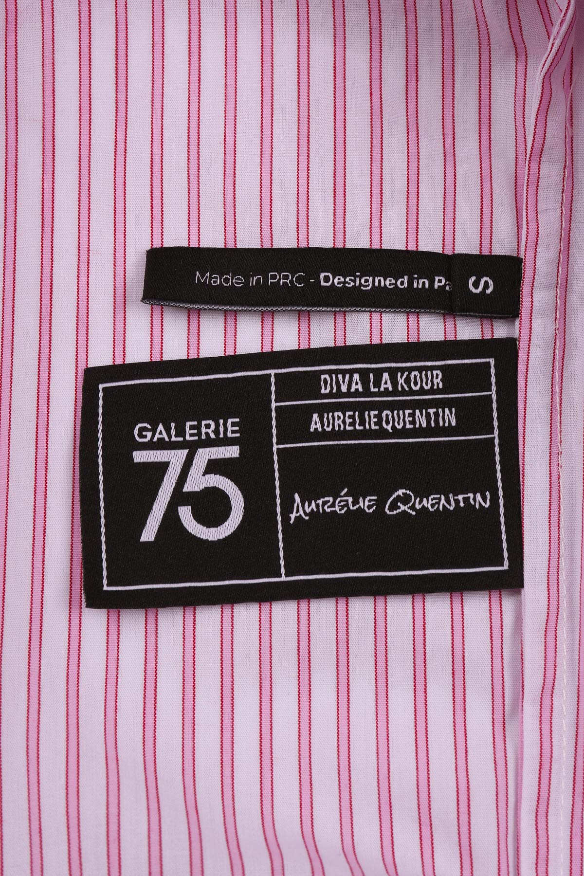 Pyjama chemise rose fuchsia etiquette galerie 75 