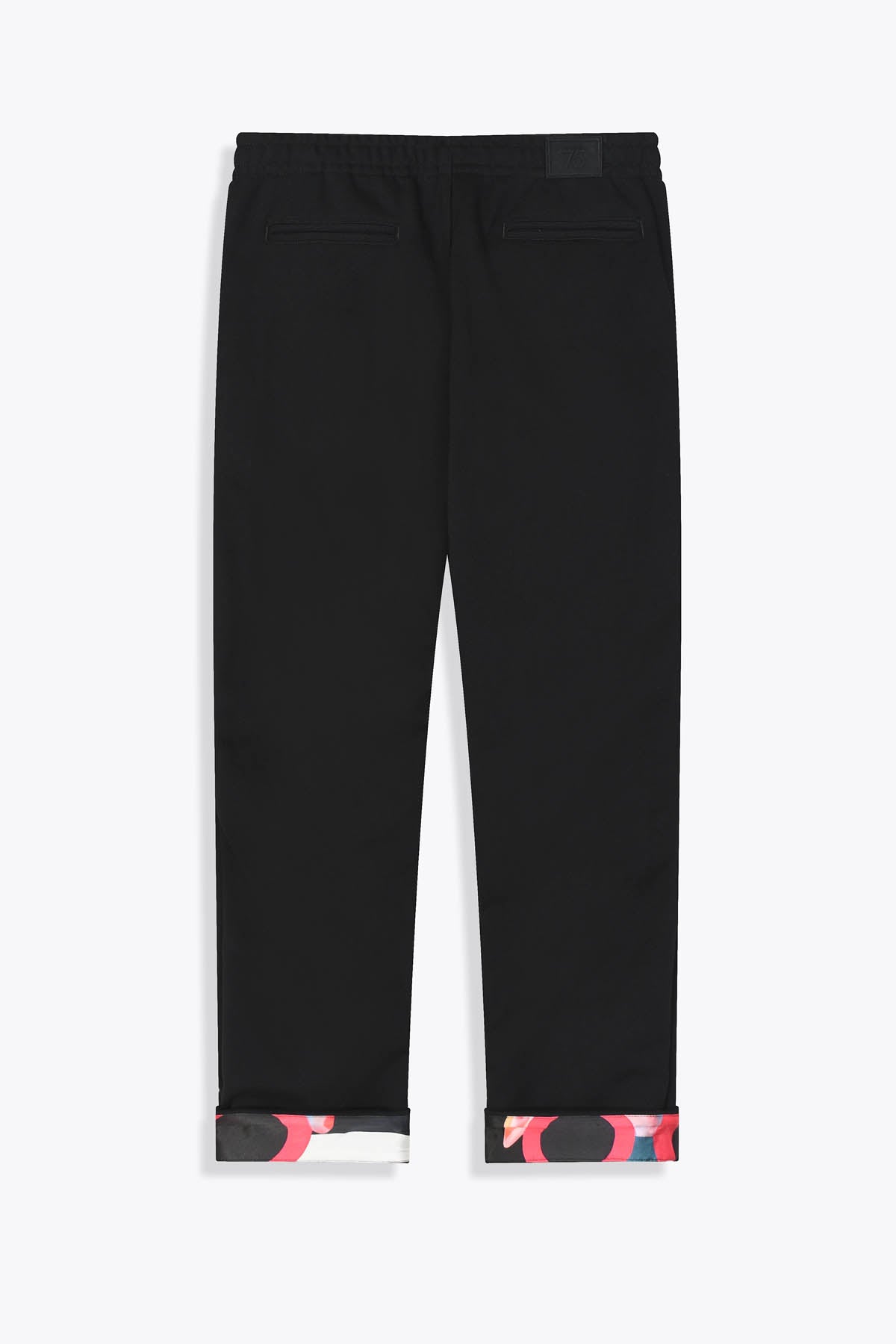 Revers dos Pantalon homme classique avec revers imprimé de l'Œuvre “Art Déco” de Skio x Galerie75 